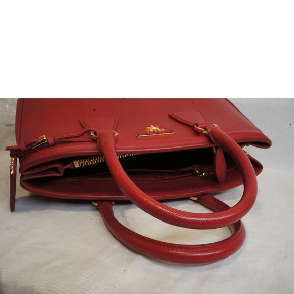Prada Saffiano Leather Red Hand BN2402 - Picture 4 of 9